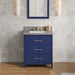 Jeffrey Alexander Katara 30-inch Single Bathroom Vanity With Top In Blue From Home Luxury USA