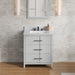 Jeffrey Alexander Katara 30-inch Single Bathroom Vanity With Top In Grey From Home Luxury USA