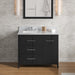 Jeffrey Alexander Katara 42-inch Single Bathroom Vanity With Top In Black From Home Luxury USA