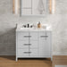 Jeffrey Alexander Katara 42-inch Single Bathroom Vanity With Top In Grey From Home Luxury USA
