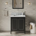 Jeffrey Alexander Percival 30-inch Single Bathroom Vanity With Top In Black From Home Luxury USA