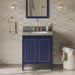 Jeffrey Alexander Percival 30-inch Single Bathroom Vanity With Top In blue From Home Luxury USA