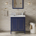 Jeffrey Alexander Percival 30-inch Single Bathroom Vanity With Top In Blue From Home Luxury USA