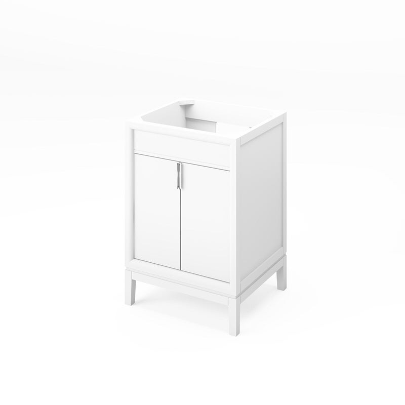 jeffrey alexander theodora 24-inch single bathroom vanity with top in white  from home luxury usa
