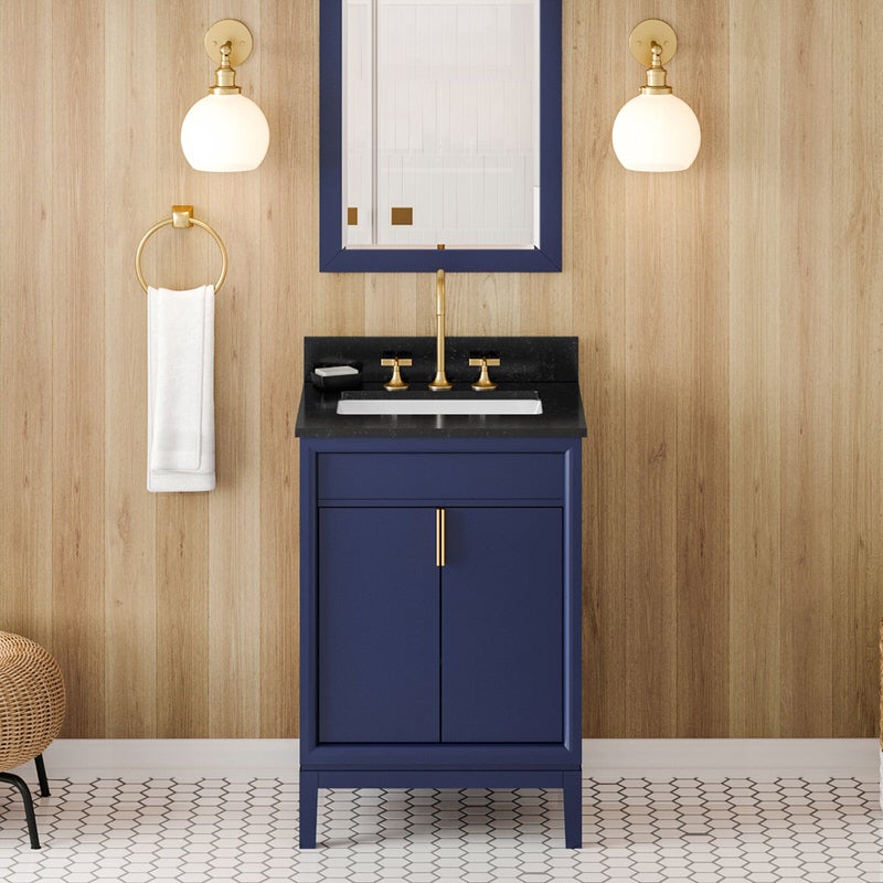 jeffrey alexander theodora 24-inch single bathroom vanity with top in blue from home luxury usa
