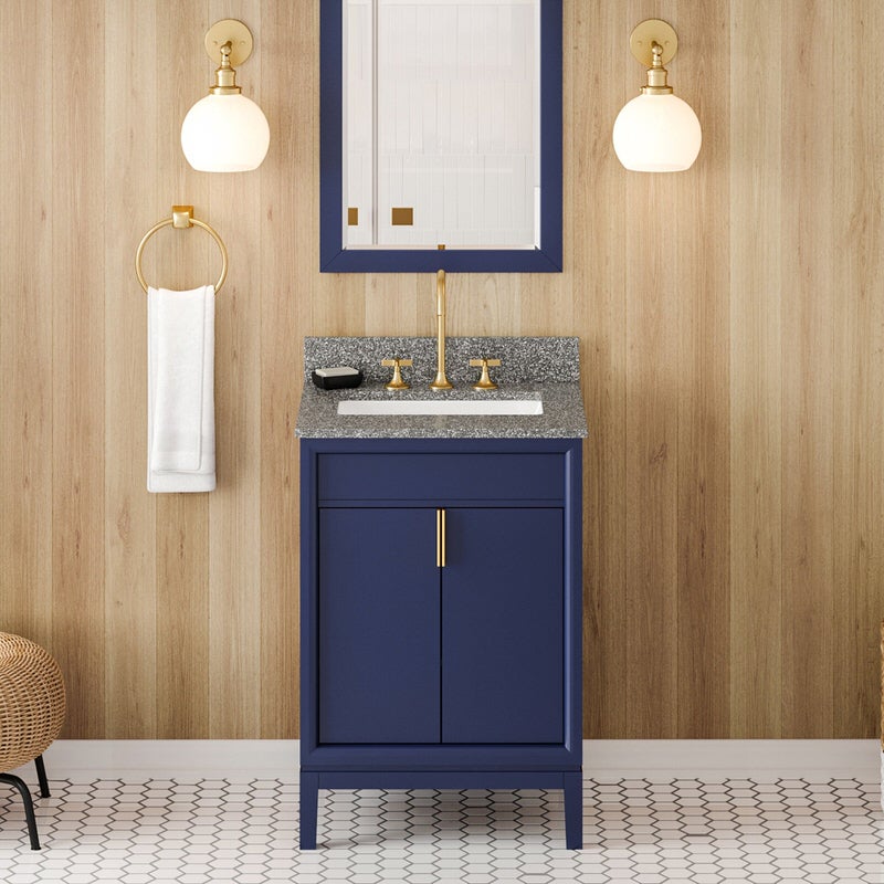 jeffrey alexander theodora 24-inch single bathroom vanity with top in blue from home luxury usa