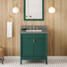 jeffrey alexander theodora 30-inch single bathroom vanity with top in green from home luxury usa