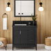 jeffrey alexander theodora 36-inch single bathroom vanity with top in black from home luxury usa