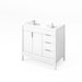 jeffrey alexander theodora 36-inch single bathroom vanity with top in white from home luxury usa
