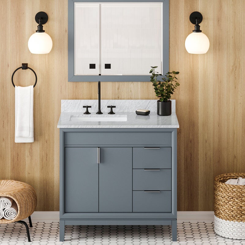 jeffrey alexander theodora 36-inch single bathroom vanity with top in blue from home luxury usa
