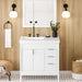jeffrey alexander theodora 36-inch single bathroom vanity with top in white from home luxury usa