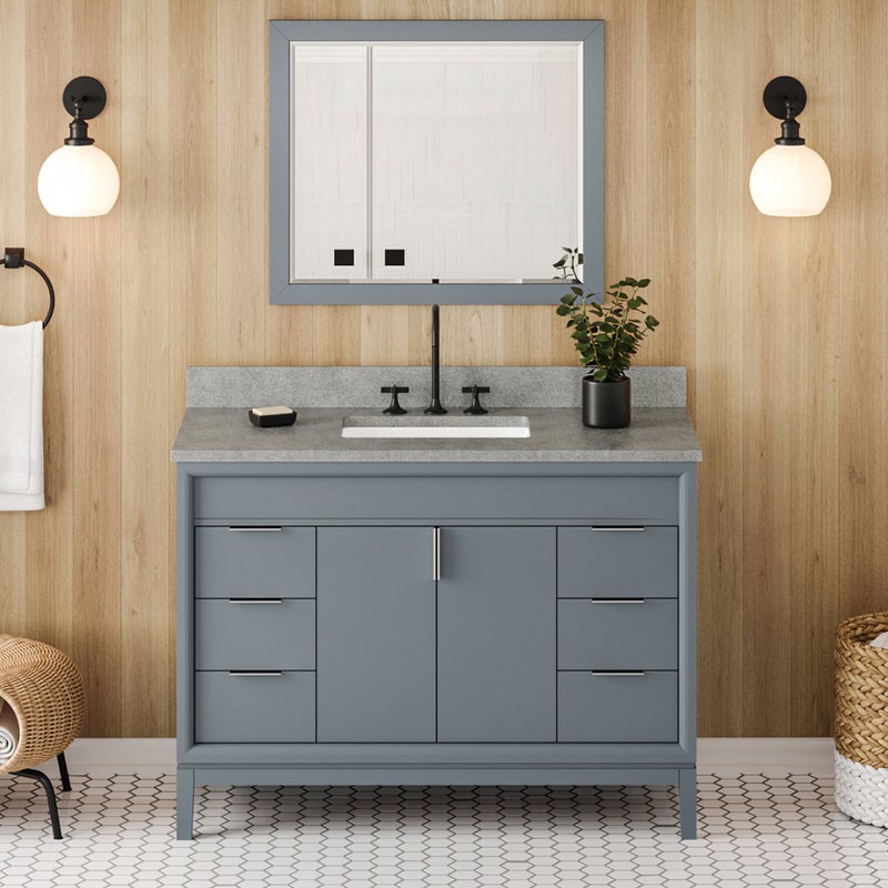 jeffrey alexander theodora 48-inch bathroom vanity with top in blue from home luxury usa