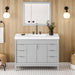jeffrey alexander theodora 48-inch bathroom vanity with top in grey from home luxury usa