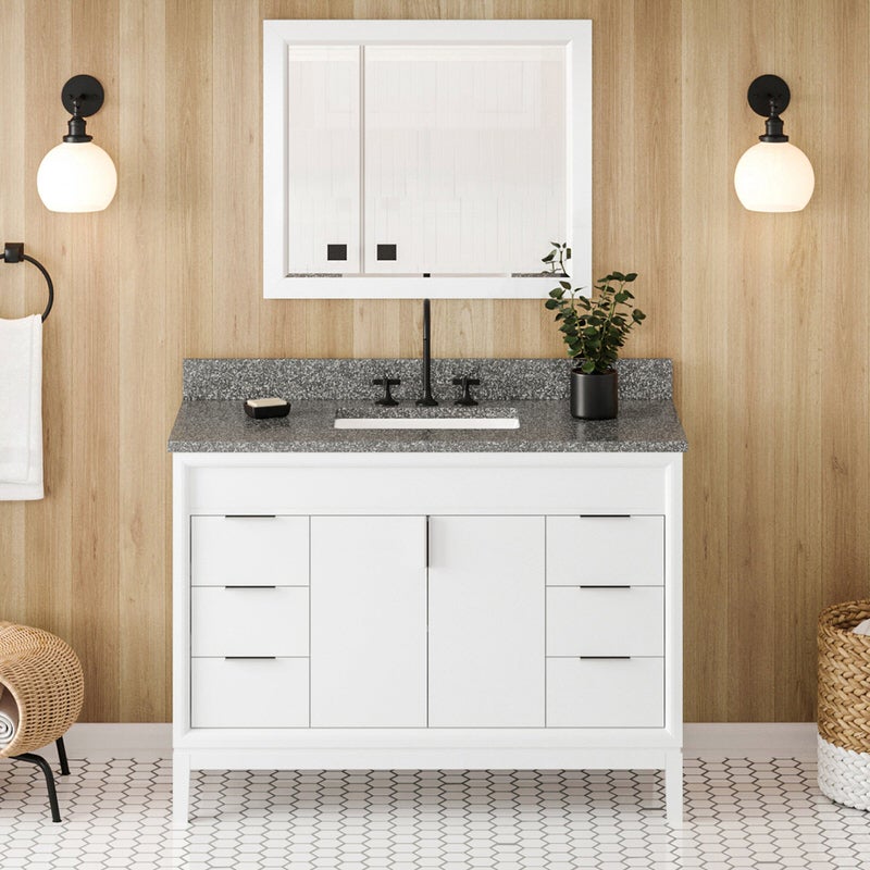 jeffrey alexander theodora 48-inch bathroom vanity with top in white from home luxury usa