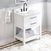 jeffrey alexander wavecrest 30-inch bathroom vanity with top in white from home luxury usa