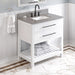 jeffrey alexander wavecrest 36-inch single bathroom vanity with top in white from home luxury usa
