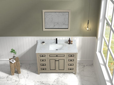 legion furniture 48-inch single bathroom vanity in brown from home luxury usa