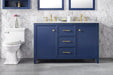 legion furniture 54-inch luxury bathroom vanity with top in blue from home luxury usa