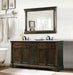 legion furniture 60-inch double bathroom vanity with top in brown from home luxury usa