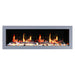 Litedeer Homes Gloria II 48-inch smart wall mounted electric fireplace in silver