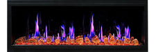 Litedeer Homes Latitude 55" Smart Electric Fireplace - ZEF55VA, smart technology, cozy ambiance, modern addition, Home Luxury USA.