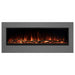 modern flames landscape pro slim smart electric fireplace orange flames with embers