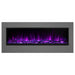modern flames landscape pro slim smart electric fireplace purple flames