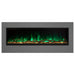 modern flames landscape pro slim smart electric fireplace green flames with gold