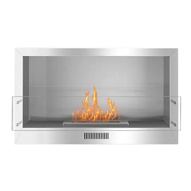 the bio flame 38-inch firebox SS in stainless steel