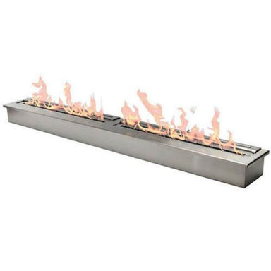 The Bio Flame - The Bio Flame 60 - Inch Indoor/Outdoor Ethanol Fireplace Burner - EB - 60 - Silver - Home Luxury USA