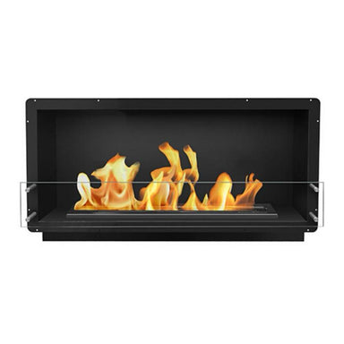 The Bio Flame - The Bio Flame XL Firebox (Single Sided)| Black or Stainless - FB - SS - XL - 38M - Black - Spacer - Home Luxury USA