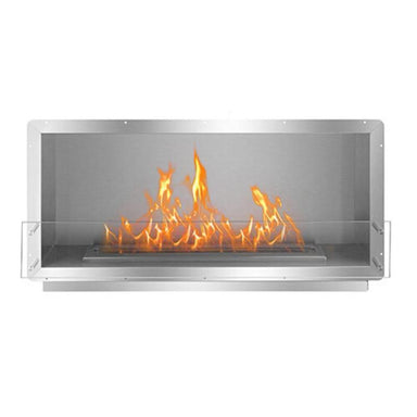 The bio flame XL SS firebox in stainless steel finish